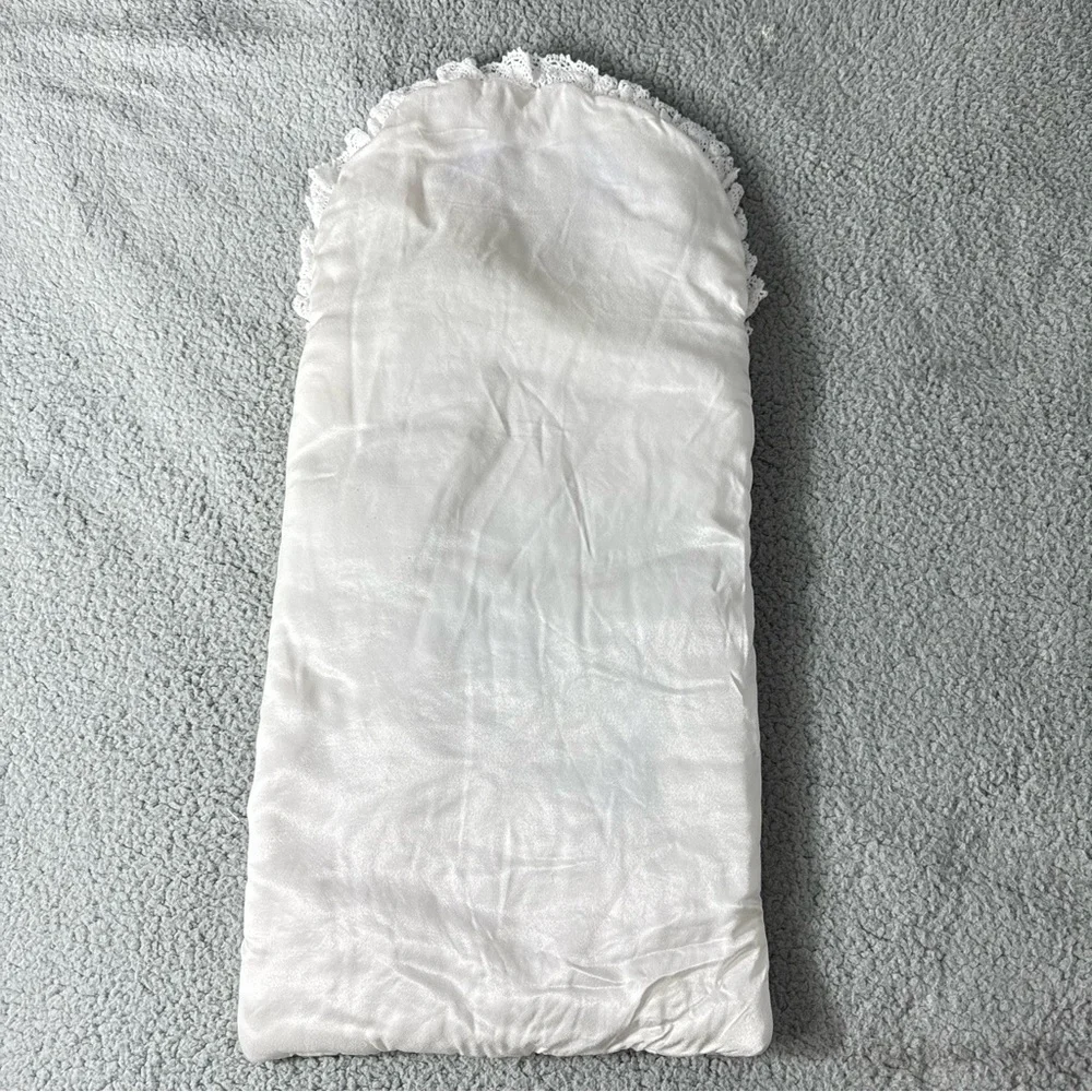 Vintage Luxurious White Baby Sleeping Bag Bunting‎